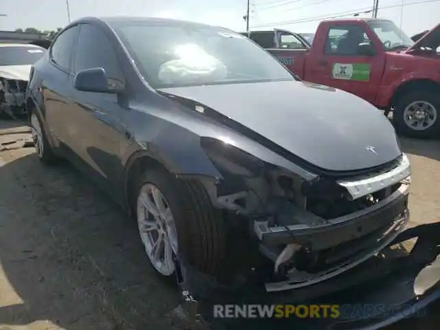 1 Photograph of a damaged car 5YJYGDEE7LF013229 TESLA MODEL Y 2020