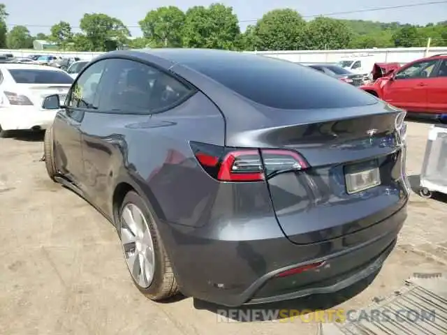 3 Photograph of a damaged car 5YJYGDEE7LF013229 TESLA MODEL Y 2020