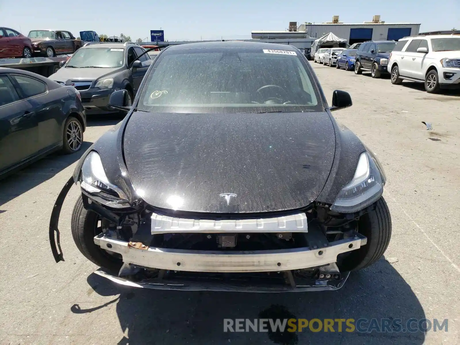 9 Photograph of a damaged car 5YJYGDEE7LF018219 TESLA MODEL Y 2020