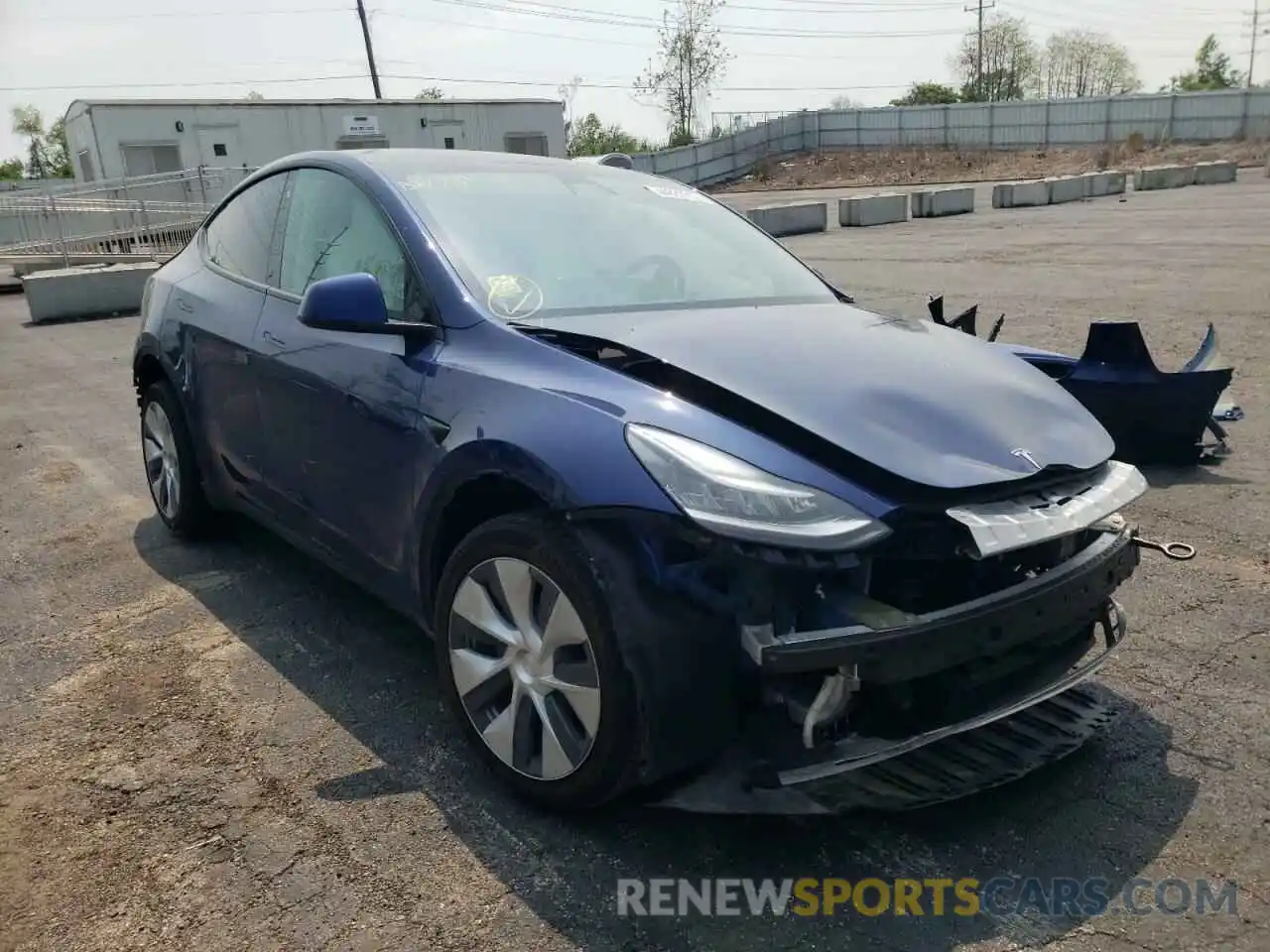 1 Фотография поврежденного автомобиля 5YJYGDEE7LF032461 TESLA MODEL Y 2020