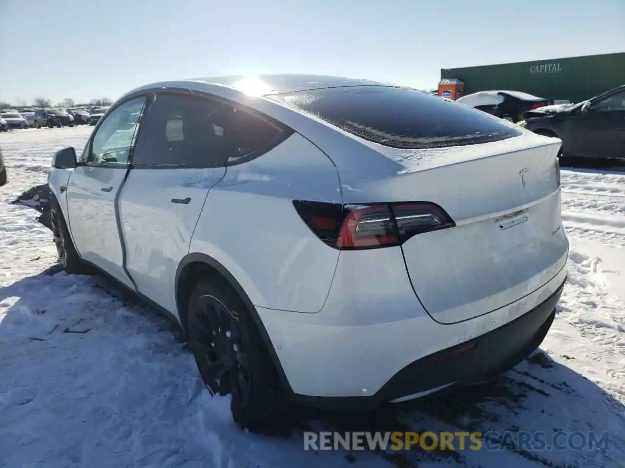 3 Photograph of a damaged car 5YJYGDEE7LF040463 TESLA MODEL Y 2020