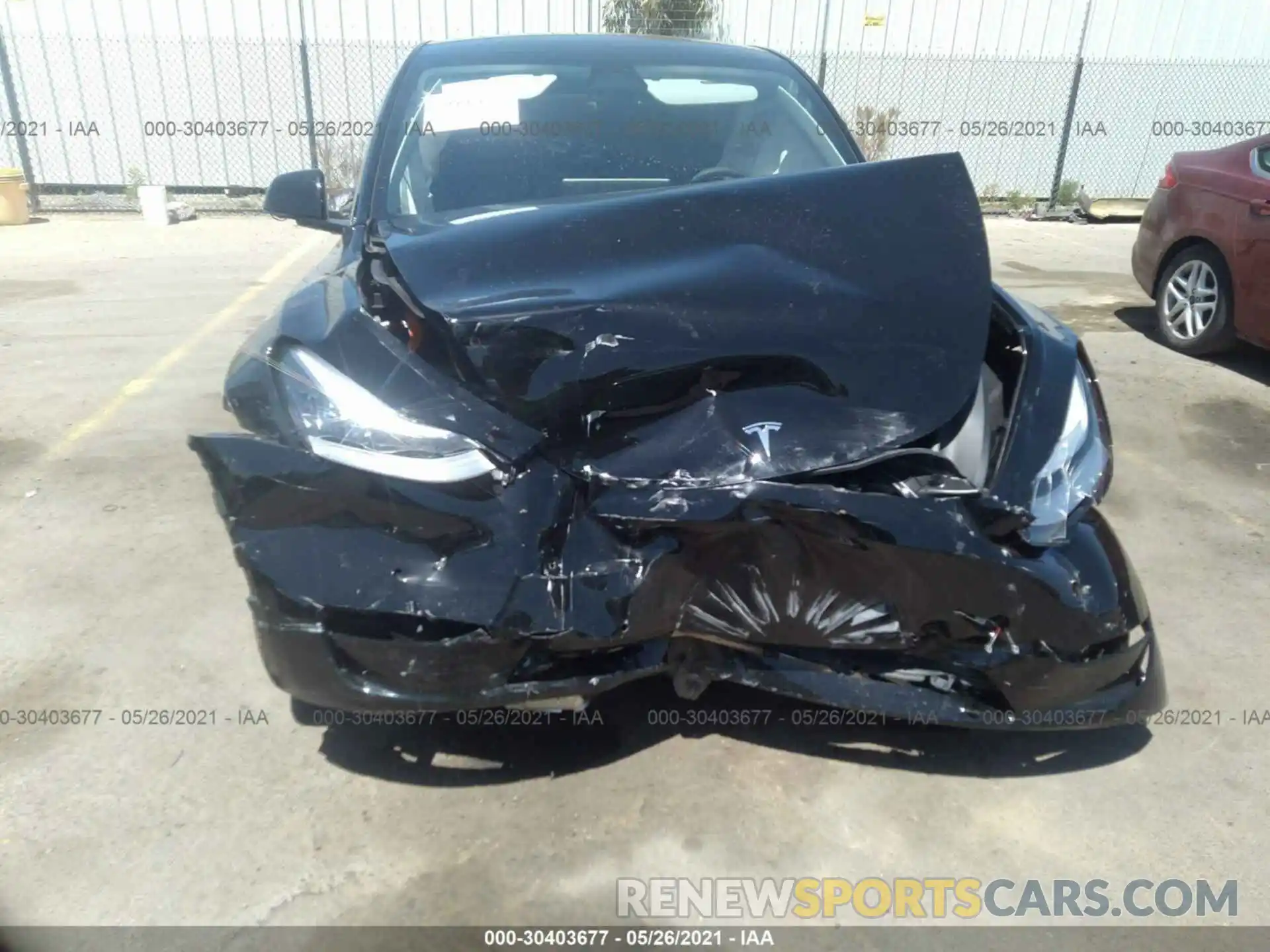 6 Photograph of a damaged car 5YJYGDEE7LF052757 TESLA MODEL Y 2020