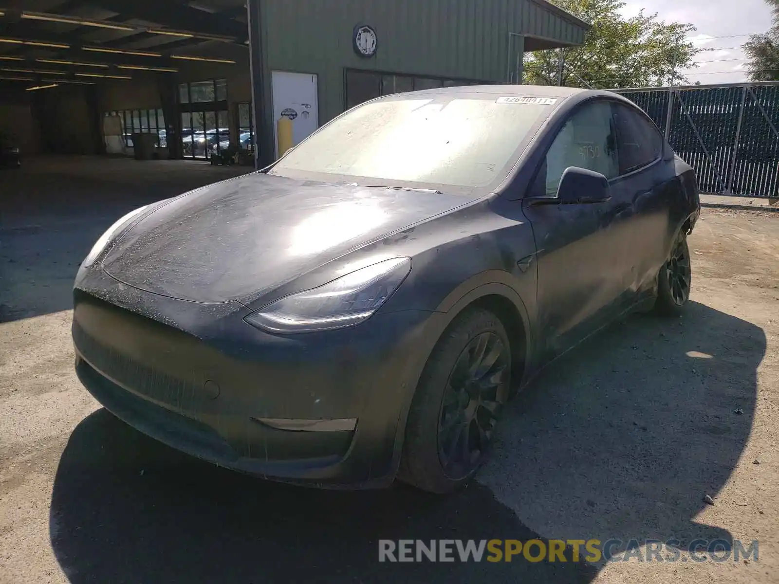 2 Фотография поврежденного автомобиля 5YJYGDEE7LF053360 TESLA MODEL Y 2020