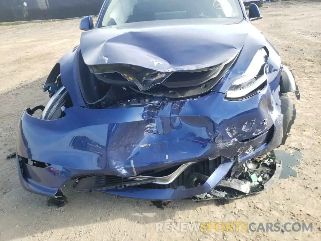 9 Photograph of a damaged car 5YJYGDEE7LF054282 TESLA MODEL Y 2020