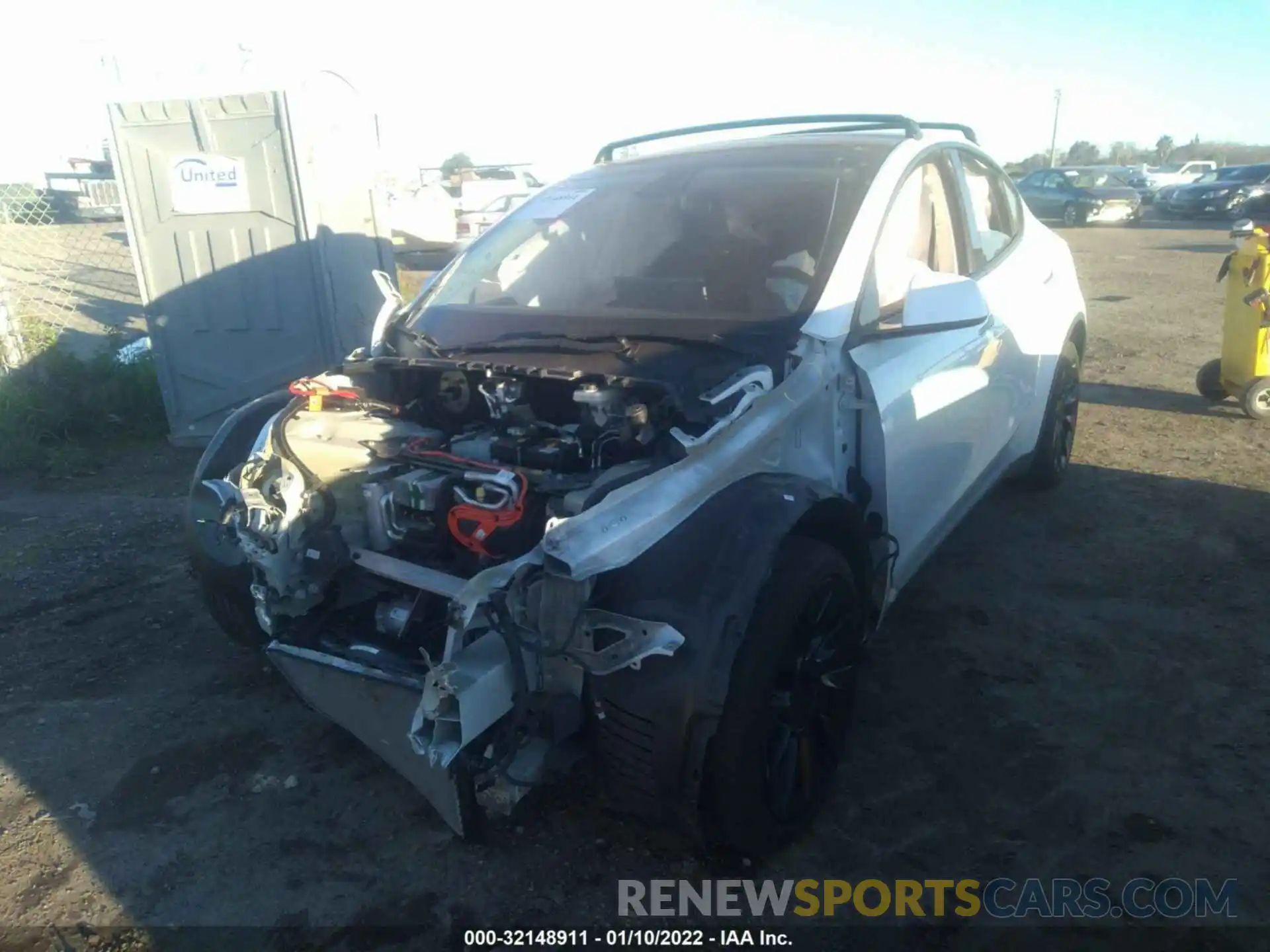 6 Photograph of a damaged car 5YJYGDEE7LF058235 TESLA MODEL Y 2020