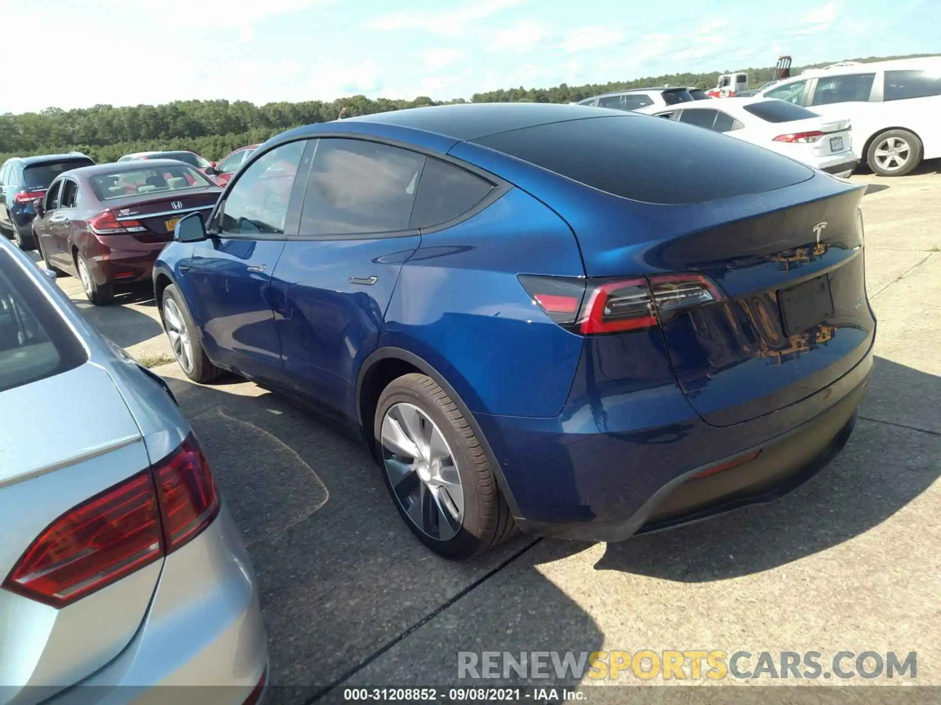 3 Photograph of a damaged car 5YJYGDEE8LF010842 TESLA MODEL Y 2020