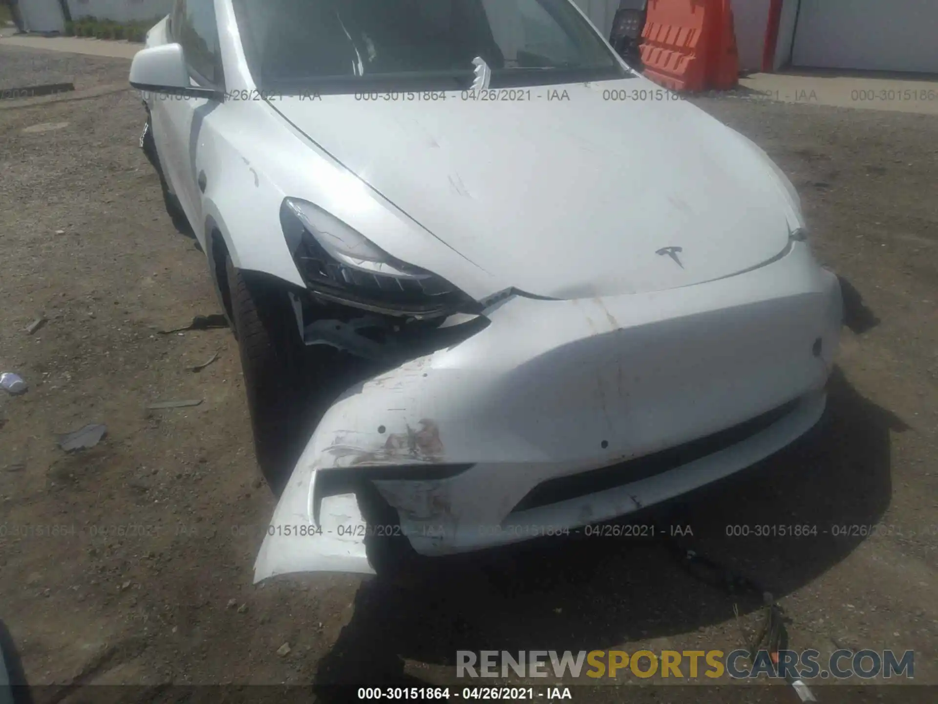 6 Photograph of a damaged car 5YJYGDEE8LF011246 TESLA MODEL Y 2020