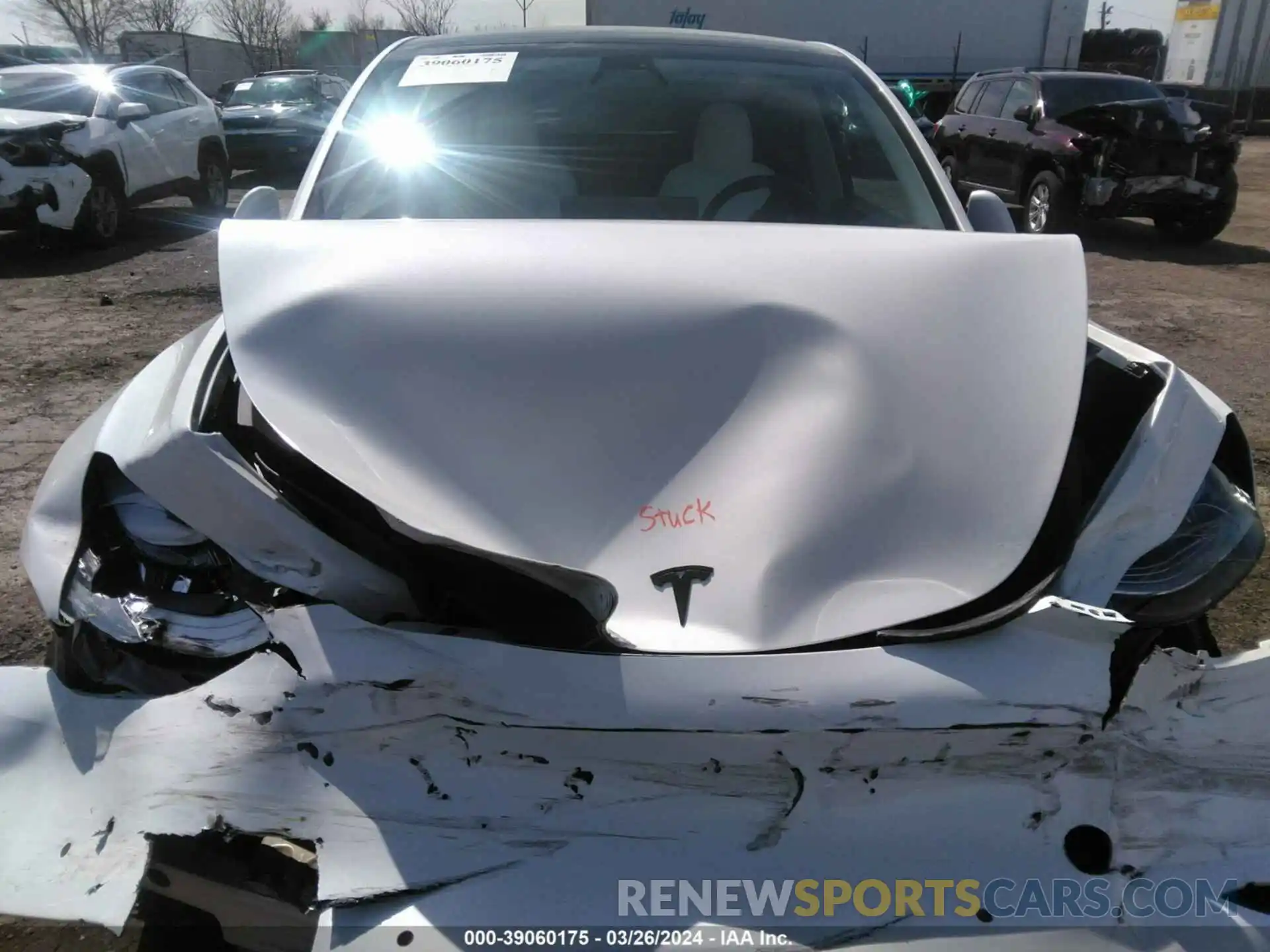 10 Photograph of a damaged car 5YJYGDEE8LF020321 TESLA MODEL Y 2020