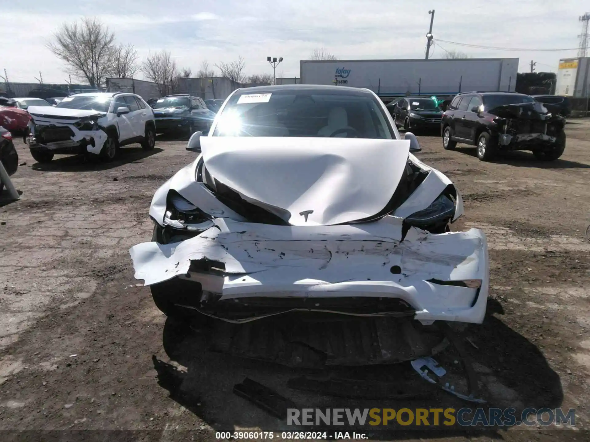 12 Photograph of a damaged car 5YJYGDEE8LF020321 TESLA MODEL Y 2020