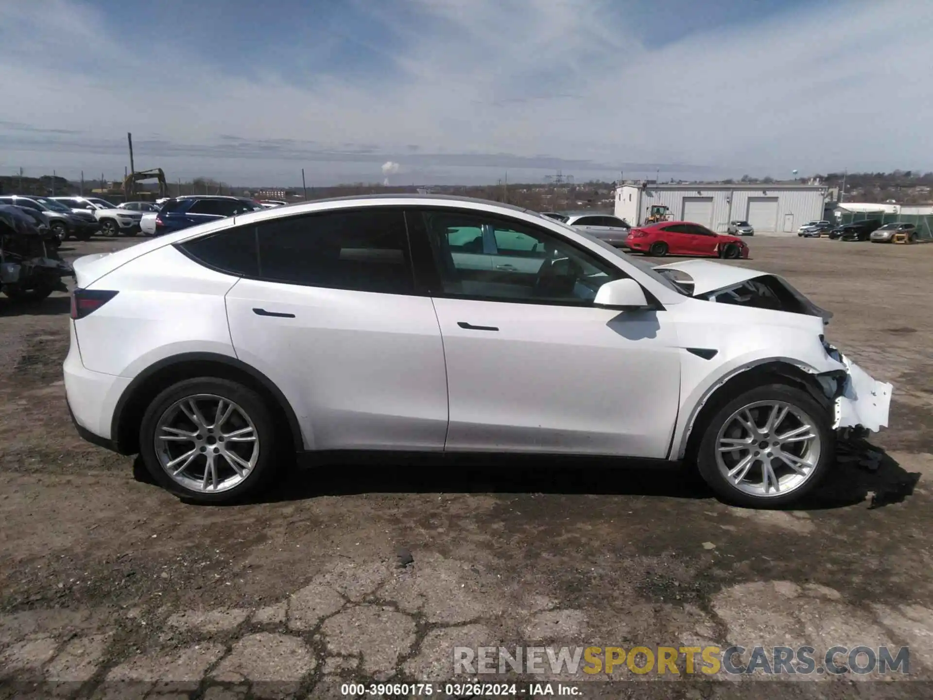 13 Photograph of a damaged car 5YJYGDEE8LF020321 TESLA MODEL Y 2020