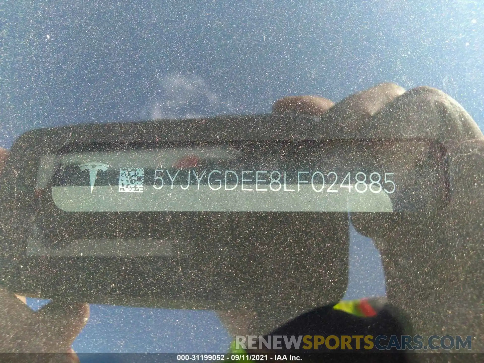 9 Photograph of a damaged car 5YJYGDEE8LF024885 TESLA MODEL Y 2020