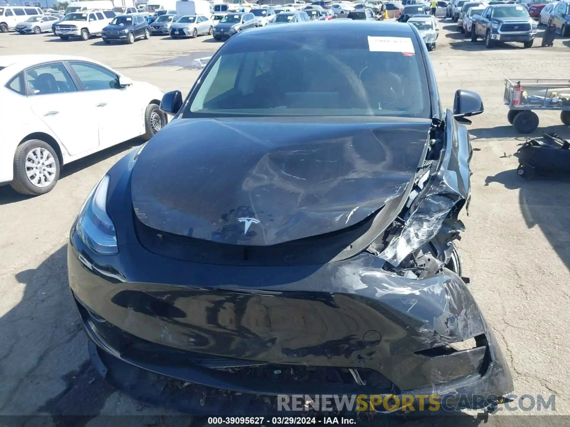 13 Photograph of a damaged car 5YJYGDEE8LF025373 TESLA MODEL Y 2020