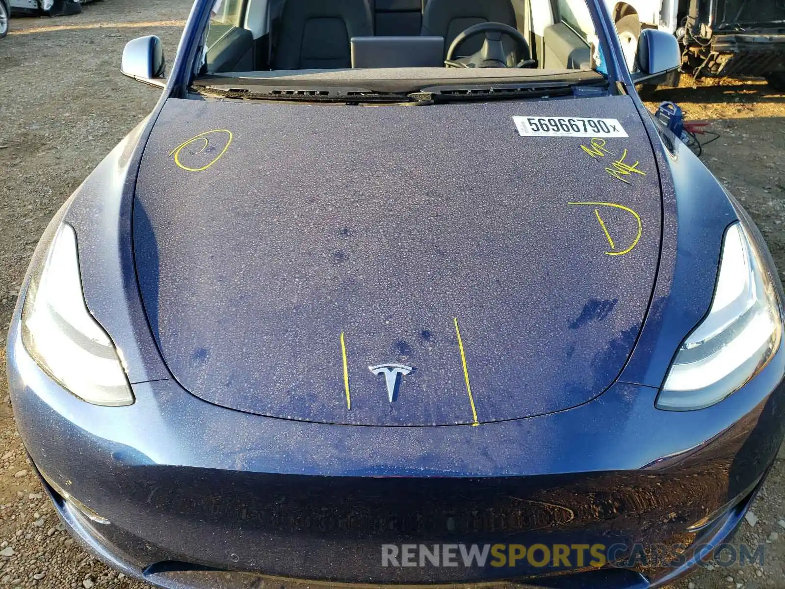 7 Photograph of a damaged car 5YJYGDEE8LF030699 TESLA MODEL Y 2020