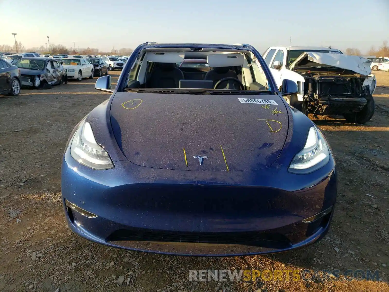 9 Фотография поврежденного автомобиля 5YJYGDEE8LF030699 TESLA MODEL Y 2020