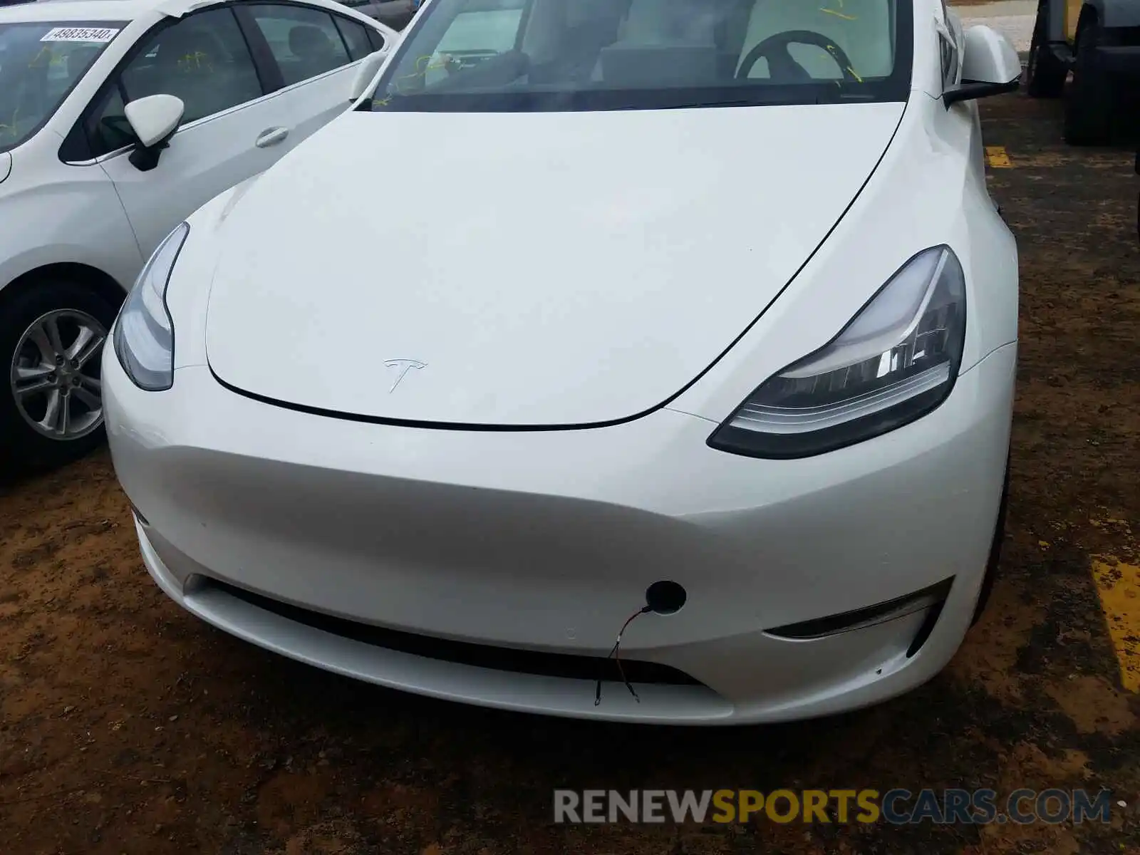 7 Photograph of a damaged car 5YJYGDEE8LF034770 TESLA MODEL Y 2020