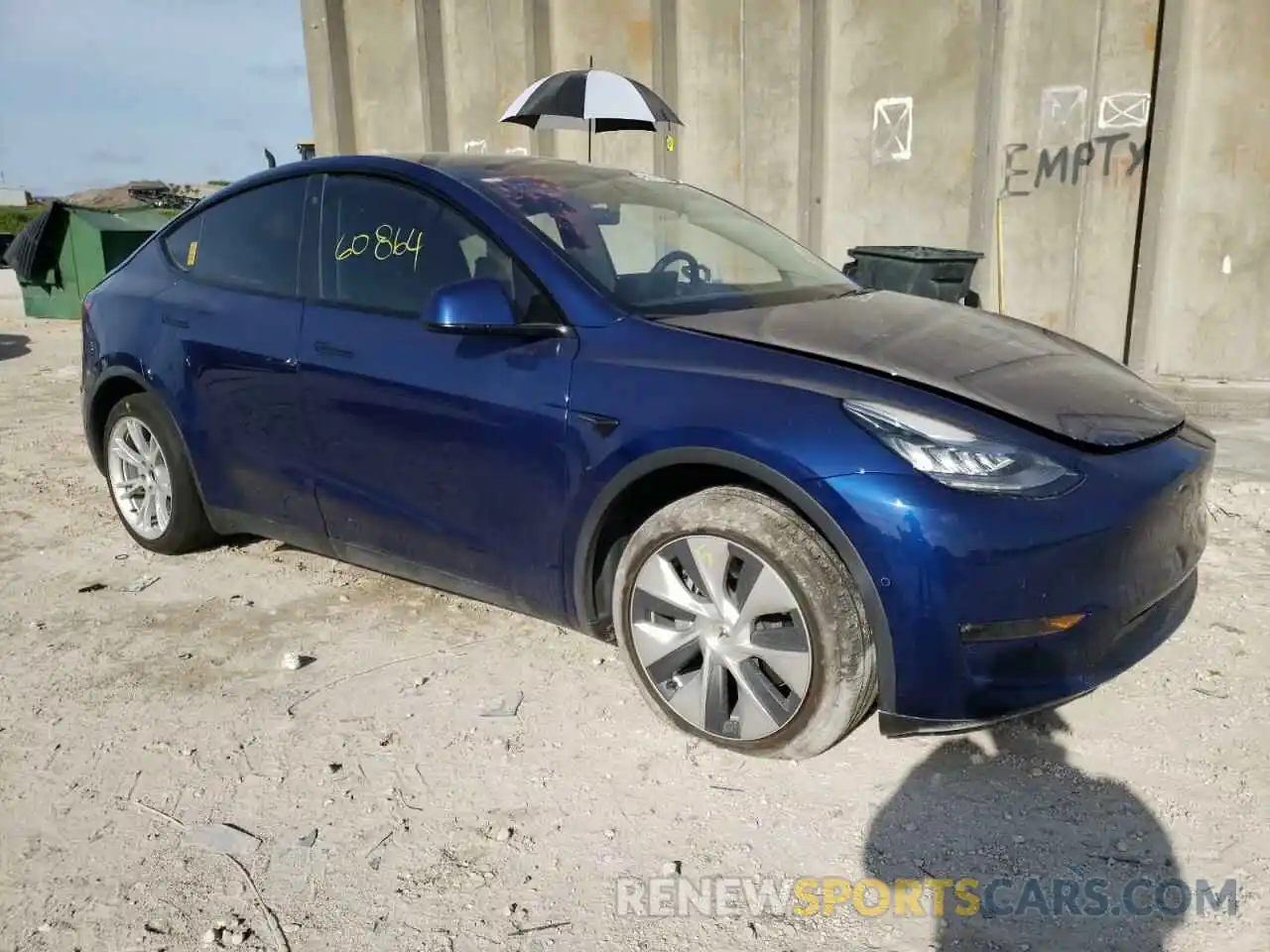 1 Photograph of a damaged car 5YJYGDEE8LF043260 TESLA MODEL Y 2020