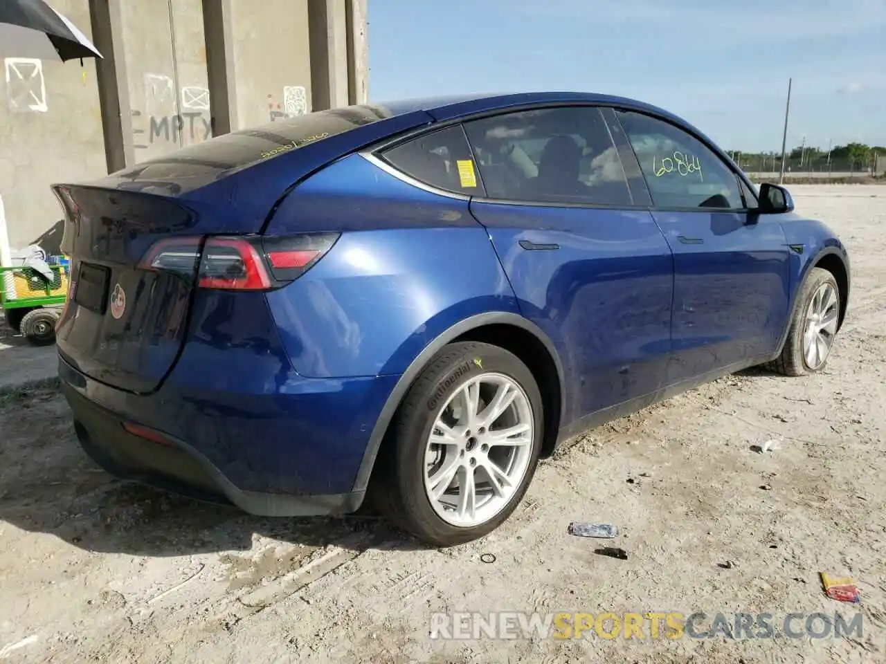 4 Photograph of a damaged car 5YJYGDEE8LF043260 TESLA MODEL Y 2020