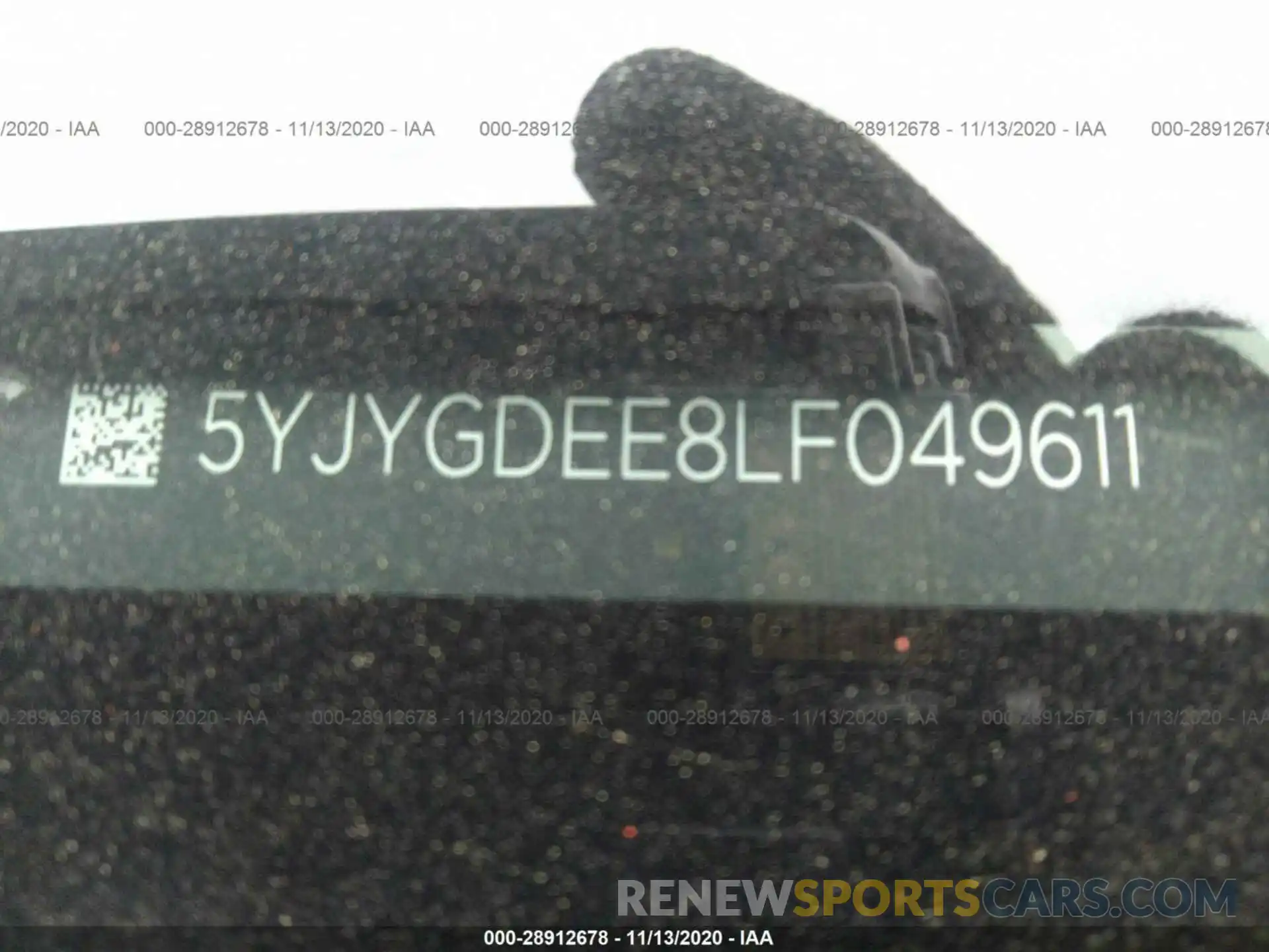 9 Photograph of a damaged car 5YJYGDEE8LF049611 TESLA MODEL Y 2020