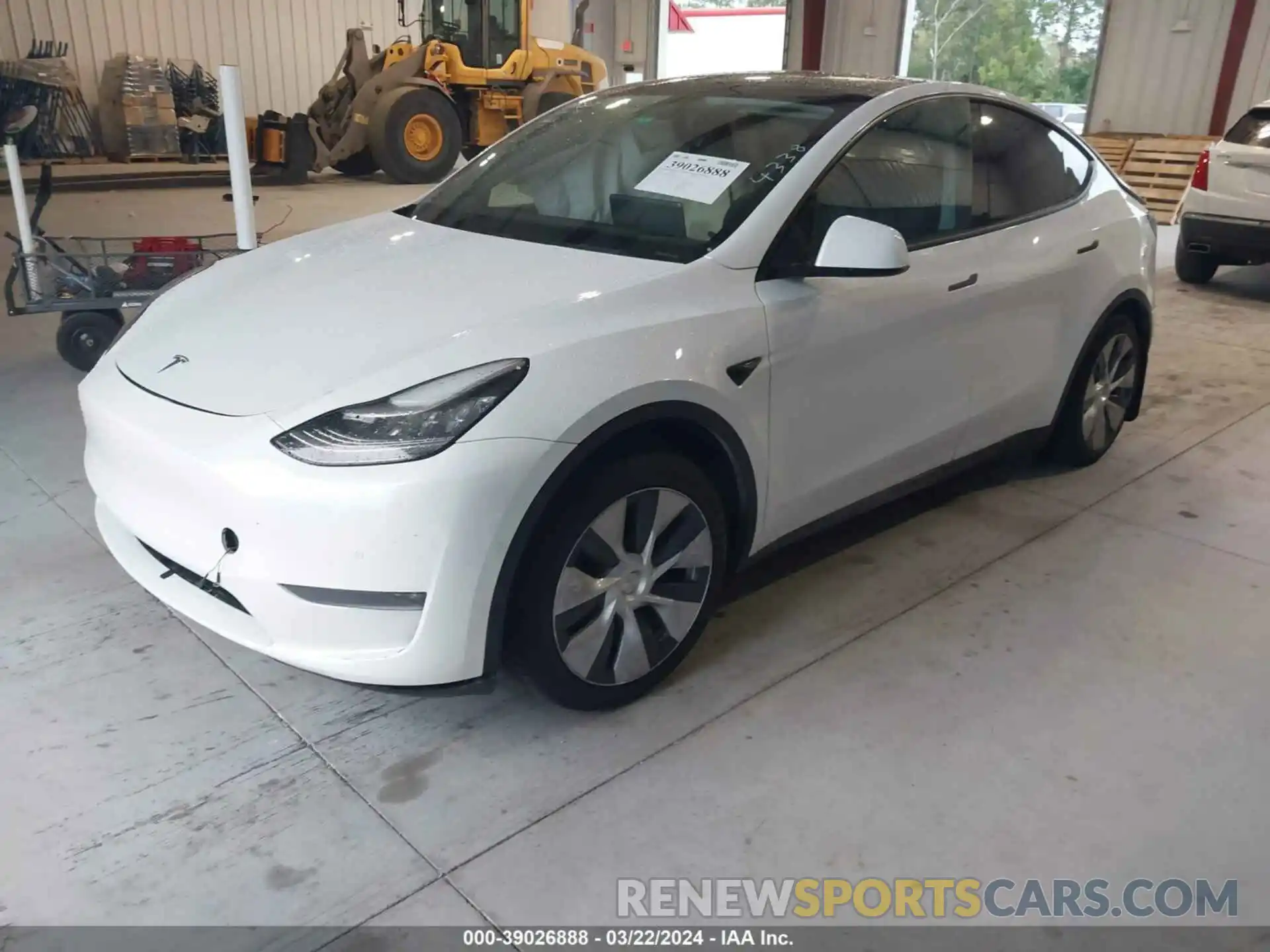 2 Photograph of a damaged car 5YJYGDEE8LF054338 TESLA MODEL Y 2020