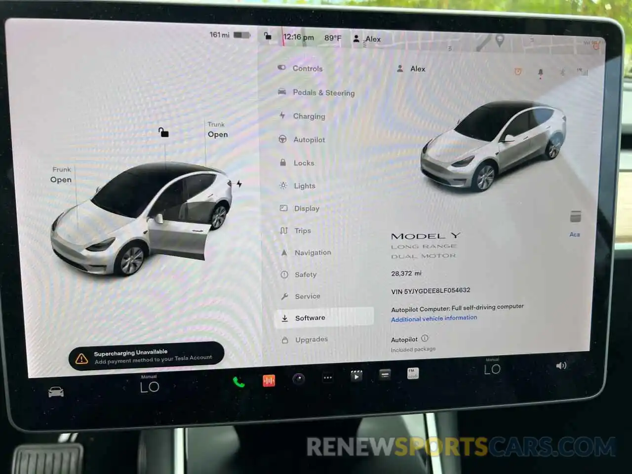 8 Photograph of a damaged car 5YJYGDEE8LF054632 TESLA MODEL Y 2020