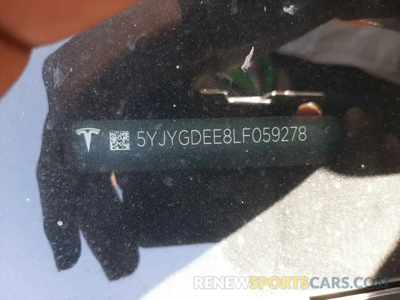 10 Photograph of a damaged car 5YJYGDEE8LF059278 TESLA MODEL Y 2020