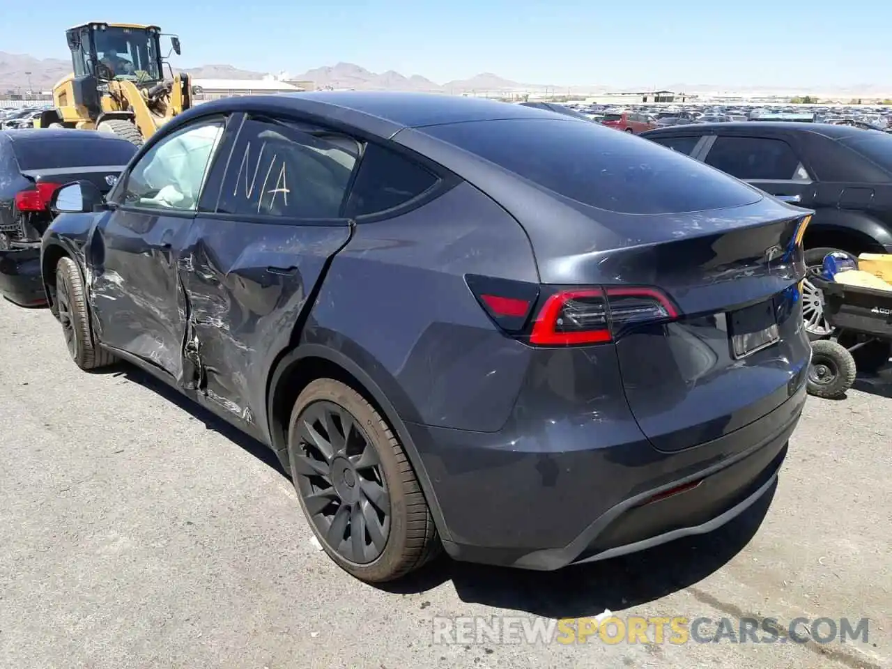 3 Photograph of a damaged car 5YJYGDEE8LF059278 TESLA MODEL Y 2020