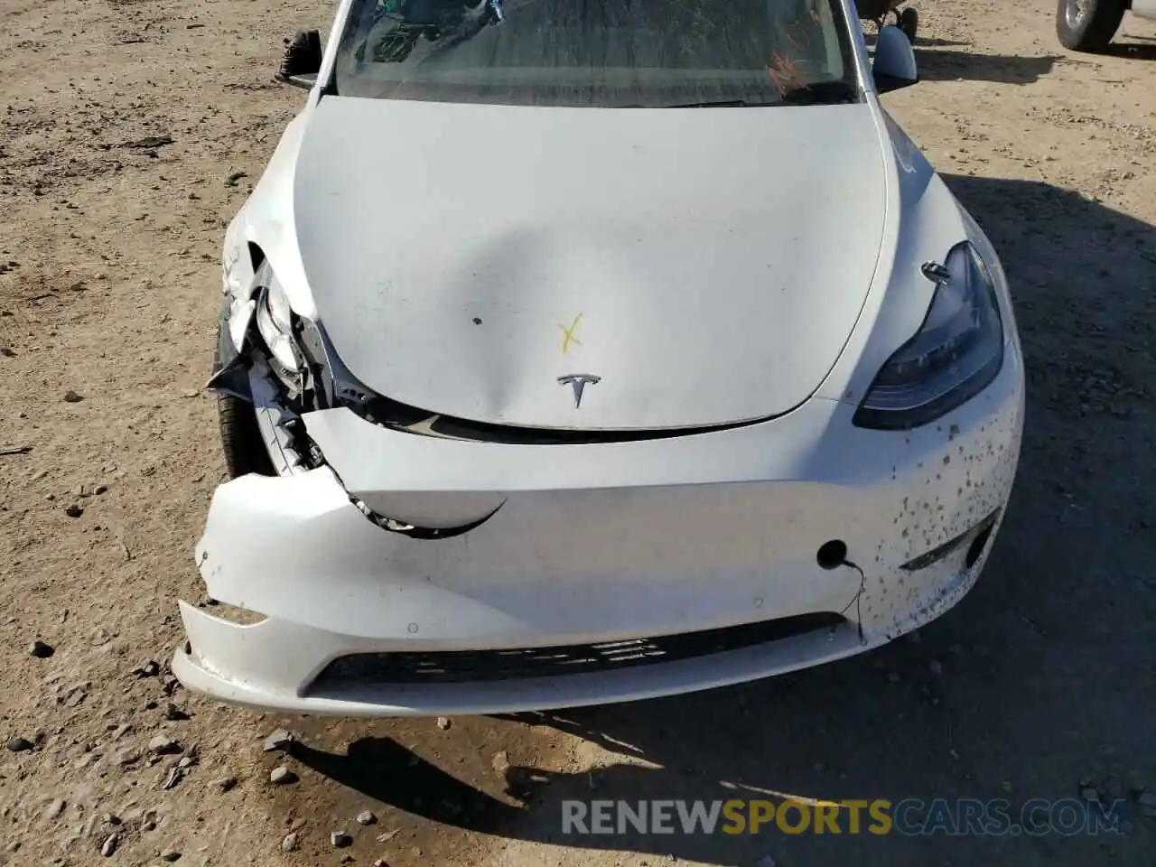 7 Photograph of a damaged car 5YJYGDEE8LF059281 TESLA MODEL Y 2020