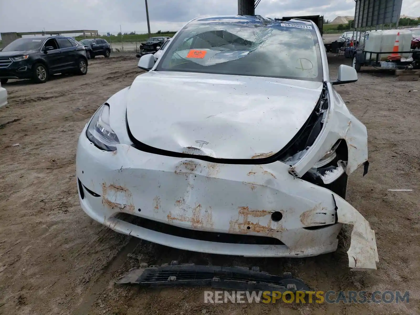 9 Photograph of a damaged car 5YJYGDEE9LF017119 TESLA MODEL Y 2020