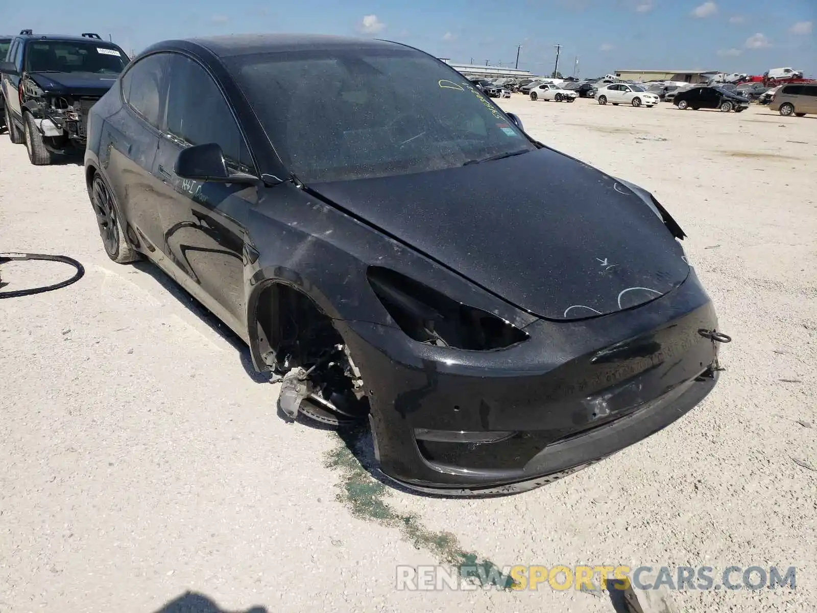 9 Photograph of a damaged car 5YJYGDEE9LF017685 TESLA MODEL Y 2020