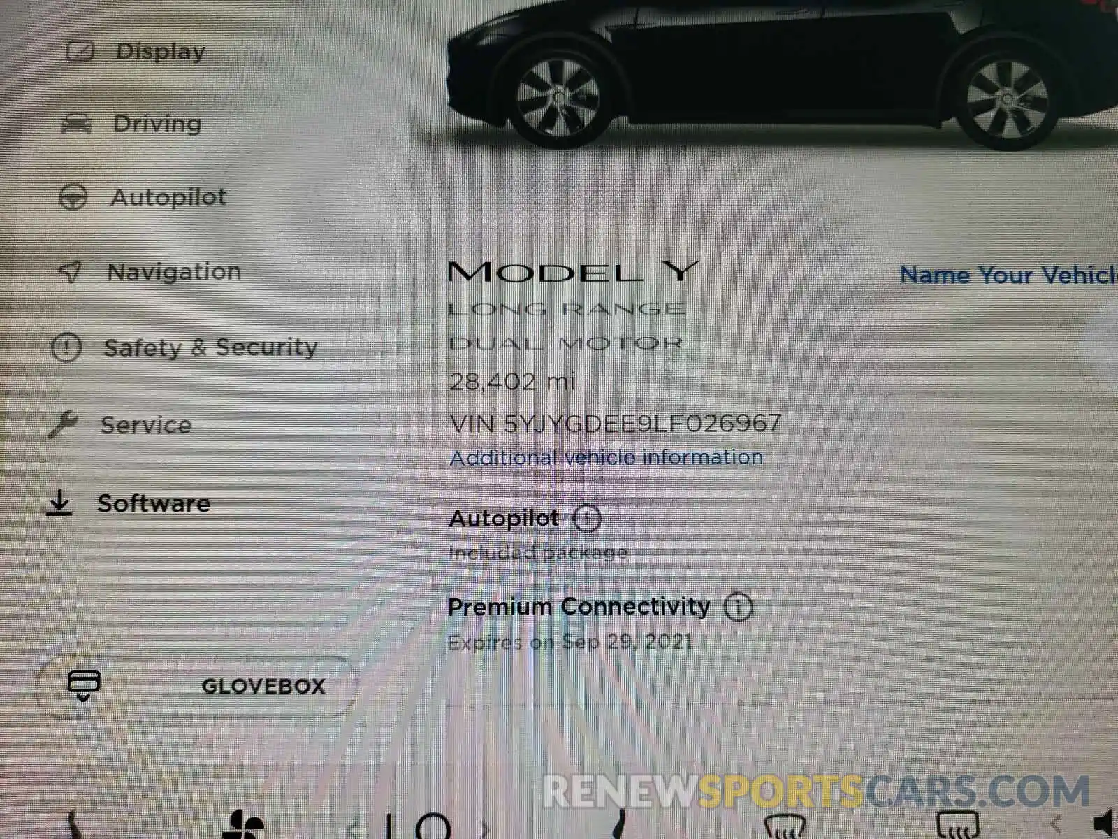 8 Photograph of a damaged car 5YJYGDEE9LF026967 TESLA MODEL Y 2020