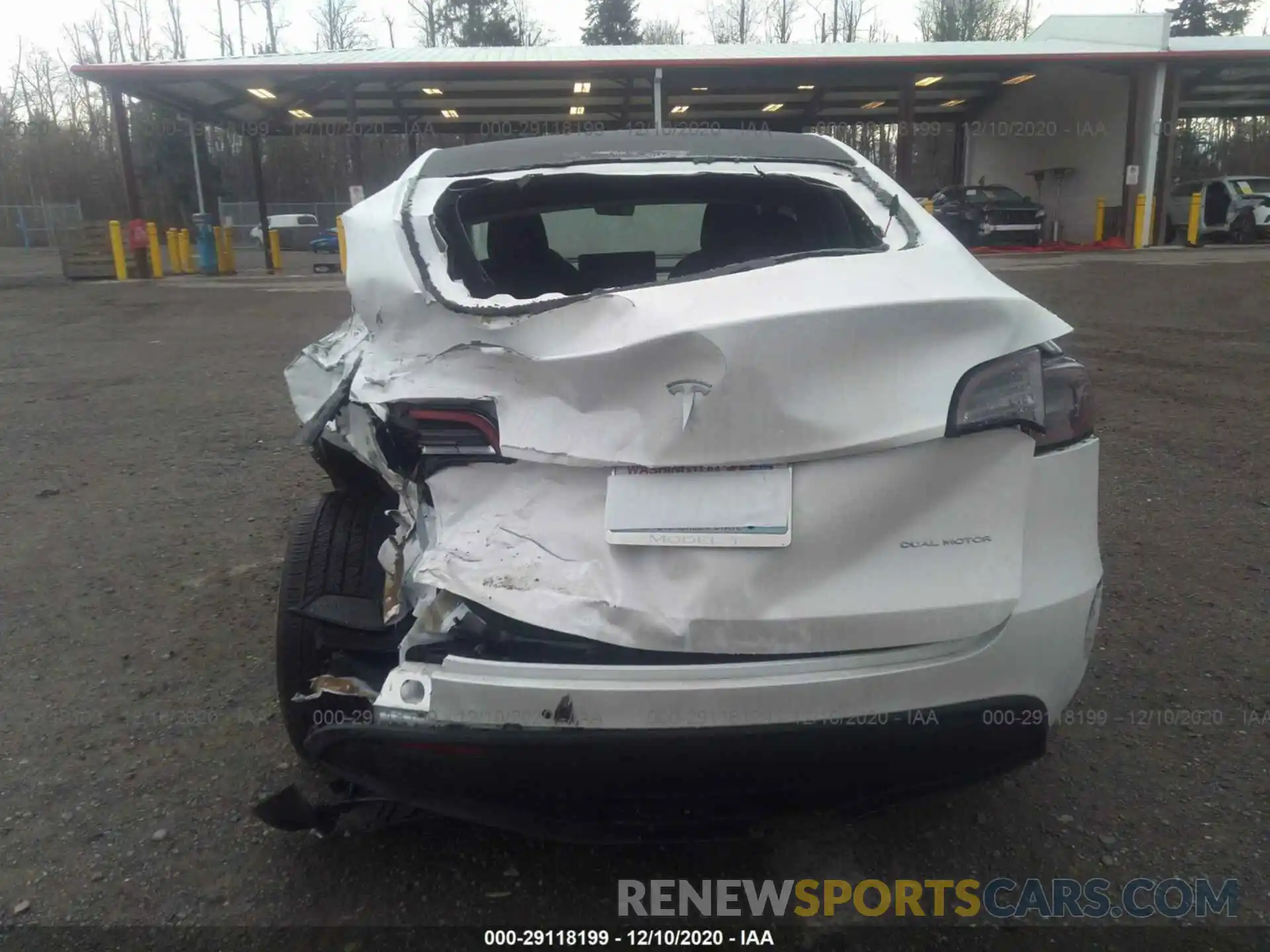 6 Photograph of a damaged car 5YJYGDEE9LF031943 TESLA MODEL Y 2020