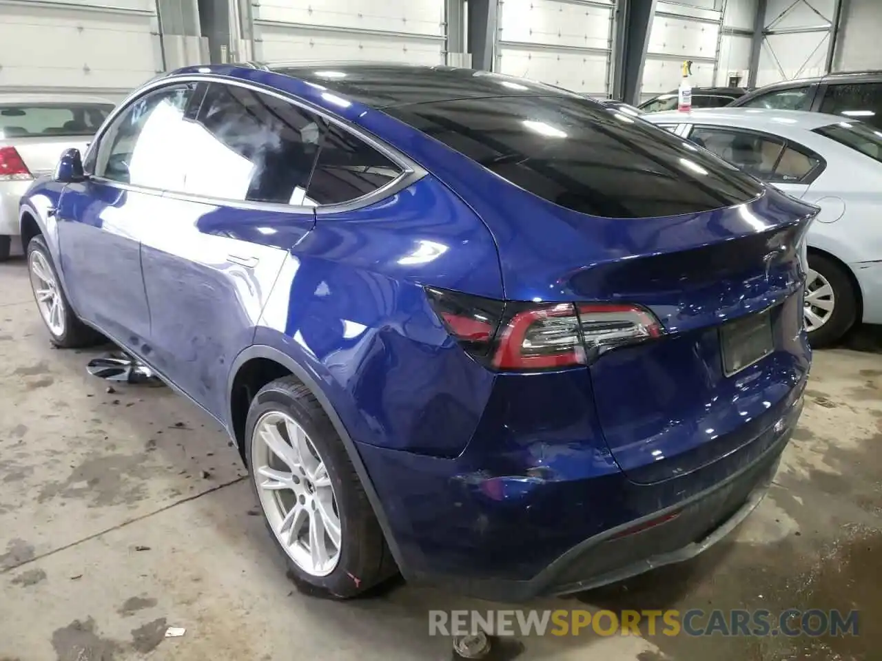 3 Фотография поврежденного автомобиля 5YJYGDEE9LF034955 TESLA MODEL Y 2020