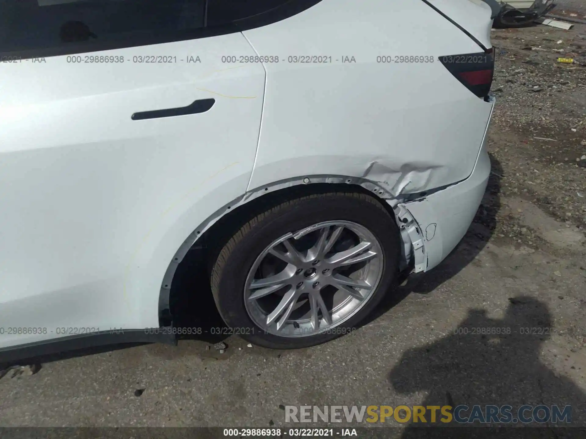 6 Photograph of a damaged car 5YJYGDEE9LF043011 TESLA MODEL Y 2020