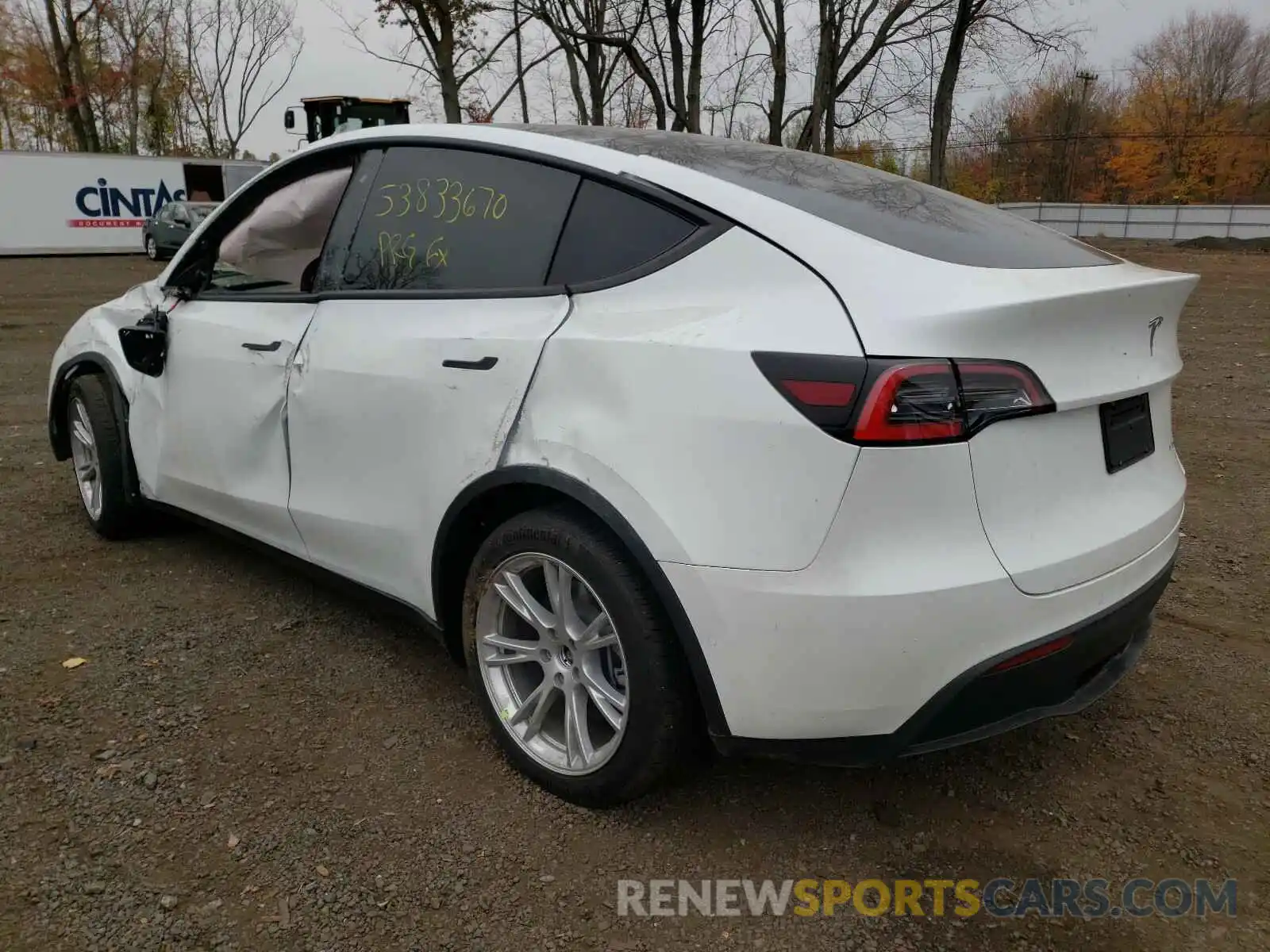 3 Photograph of a damaged car 5YJYGDEE9LF047723 TESLA MODEL Y 2020