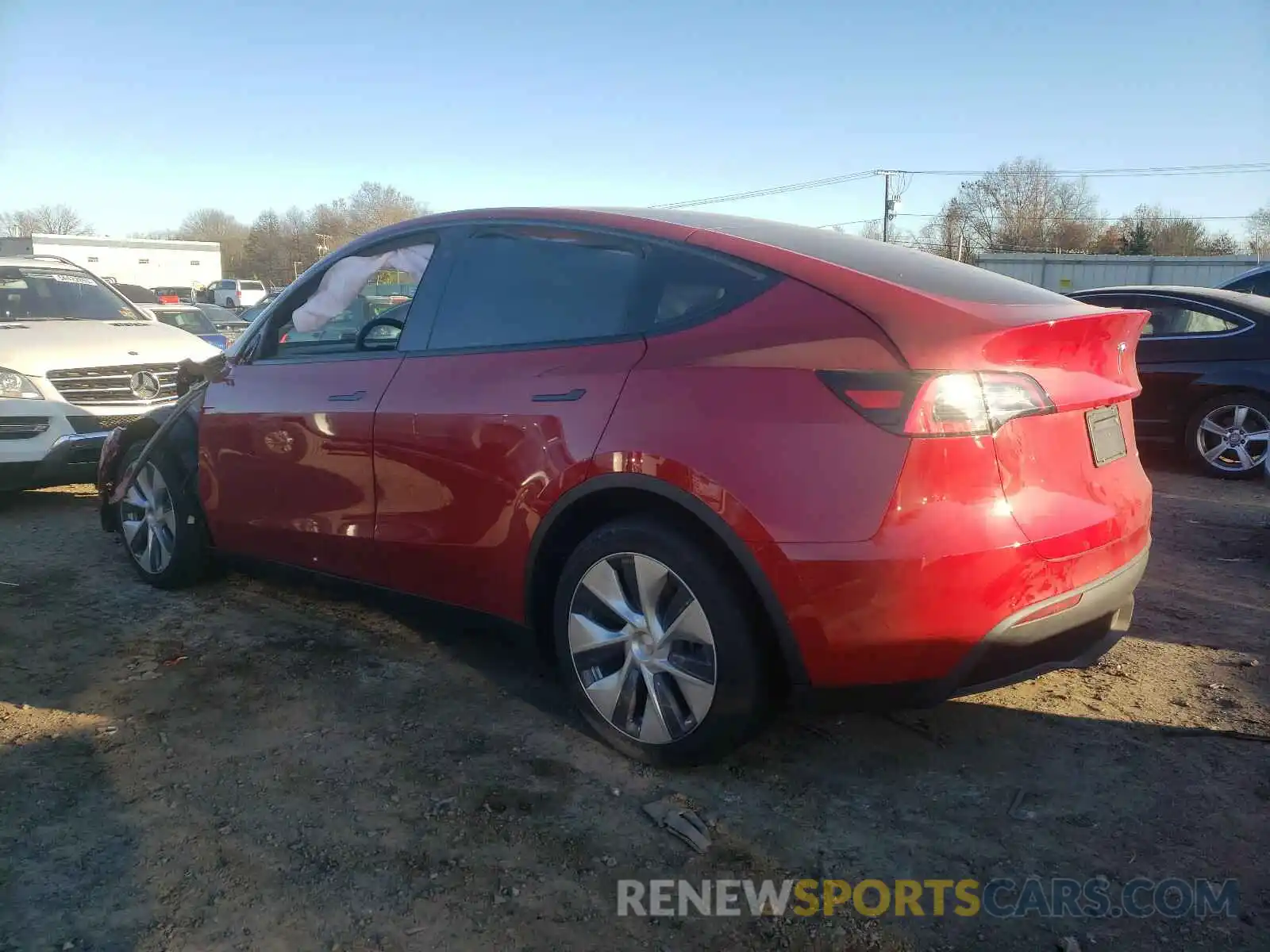 3 Photograph of a damaged car 5YJYGDEE9LF049715 TESLA MODEL Y 2020