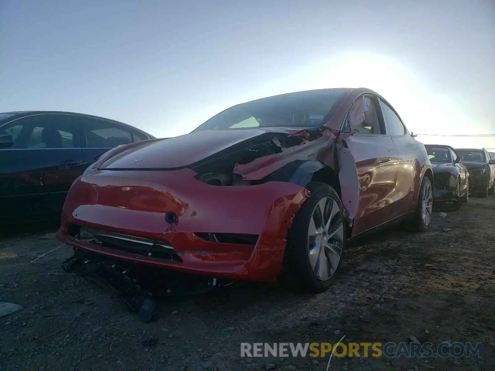 9 Photograph of a damaged car 5YJYGDEE9LF049715 TESLA MODEL Y 2020