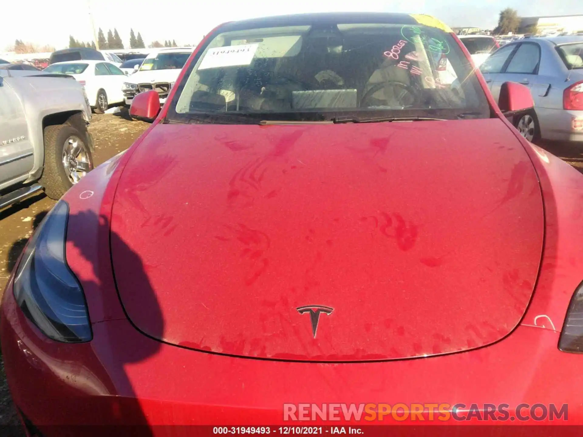 10 Photograph of a damaged car 5YJYGDEE9LF052128 TESLA MODEL Y 2020