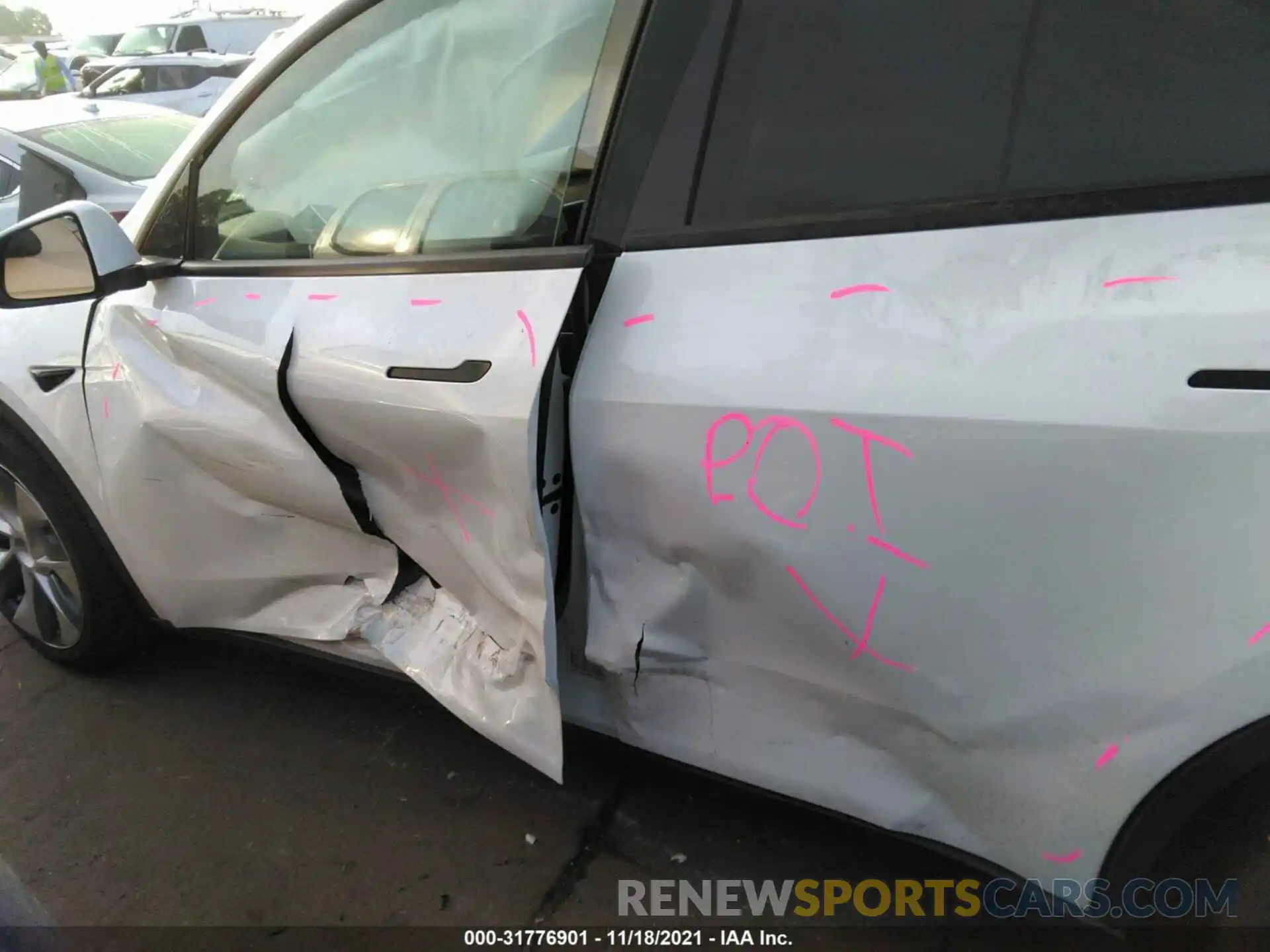 6 Photograph of a damaged car 5YJYGDEE9LF054719 TESLA MODEL Y 2020