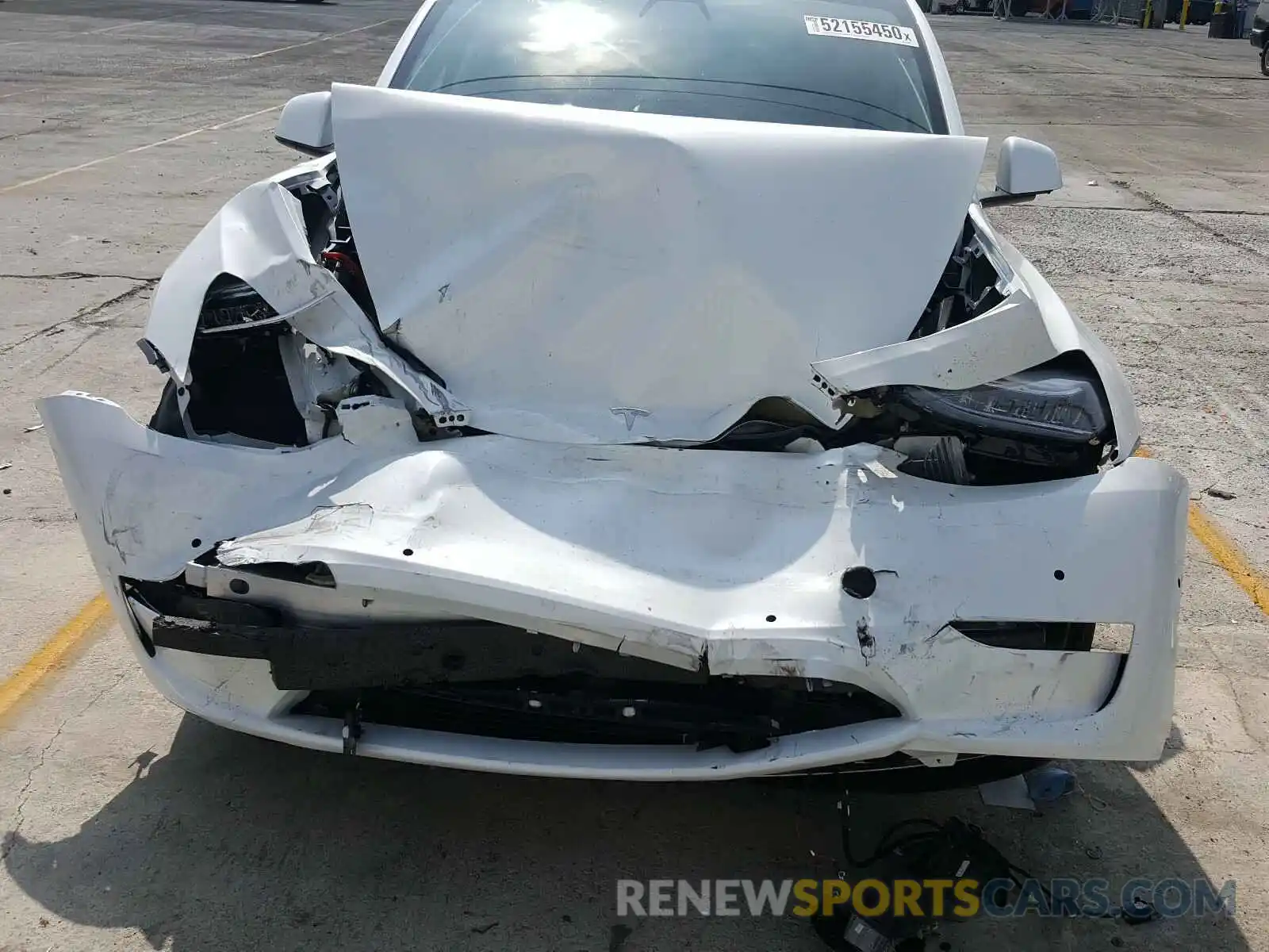 9 Photograph of a damaged car 5YJYGDEE9LF055529 TESLA MODEL Y 2020