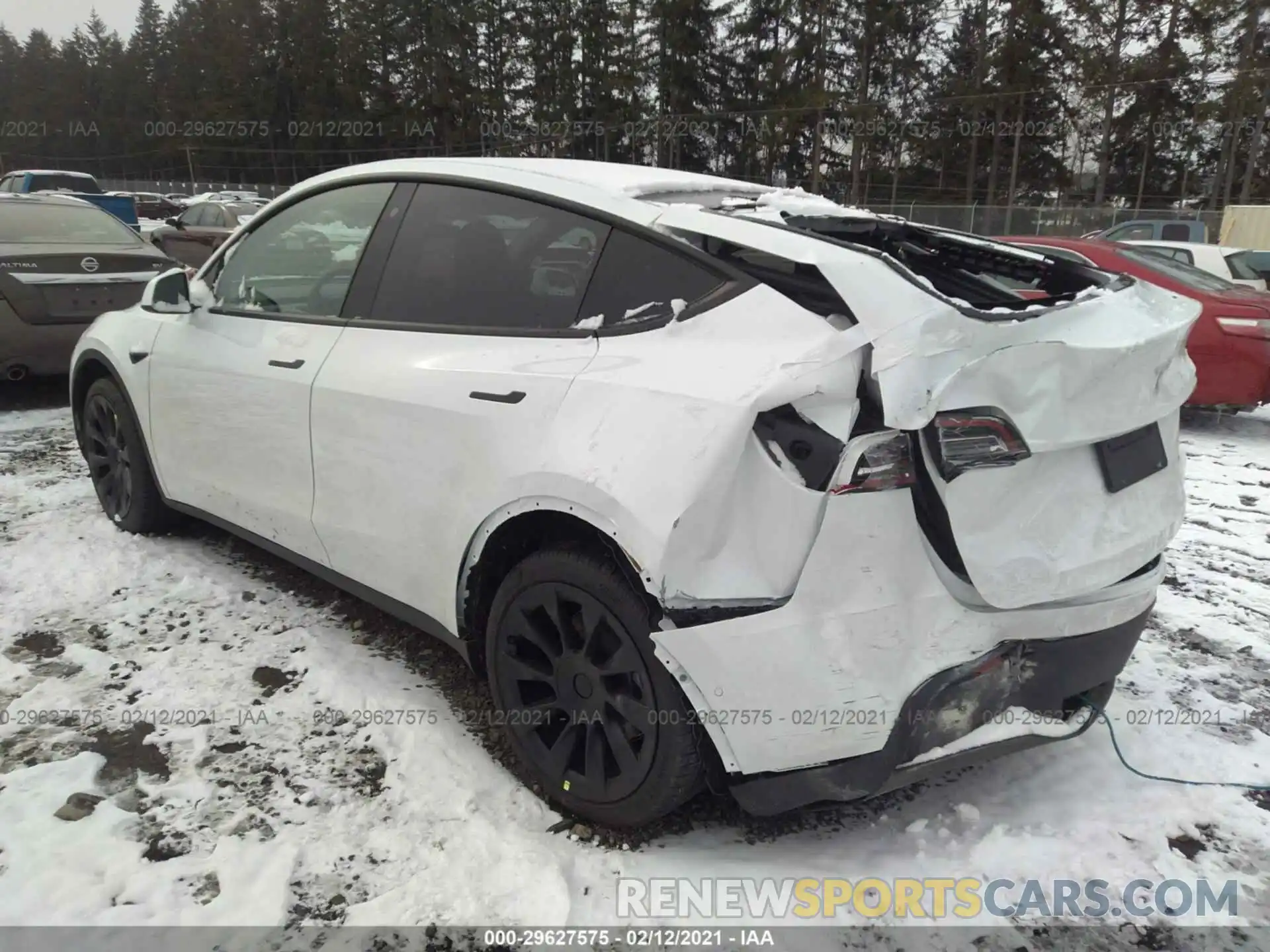 3 Photograph of a damaged car 5YJYGDEE9LF058334 TESLA MODEL Y 2020