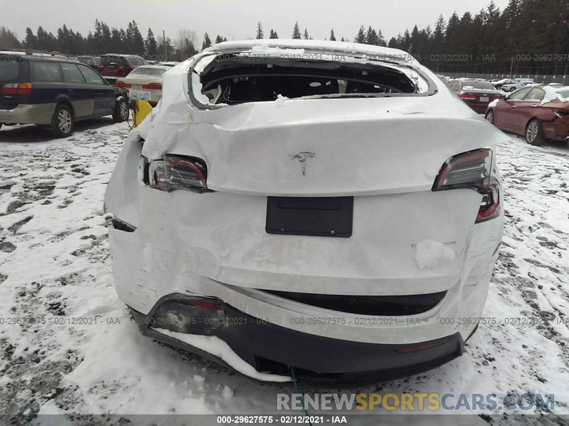 6 Photograph of a damaged car 5YJYGDEE9LF058334 TESLA MODEL Y 2020