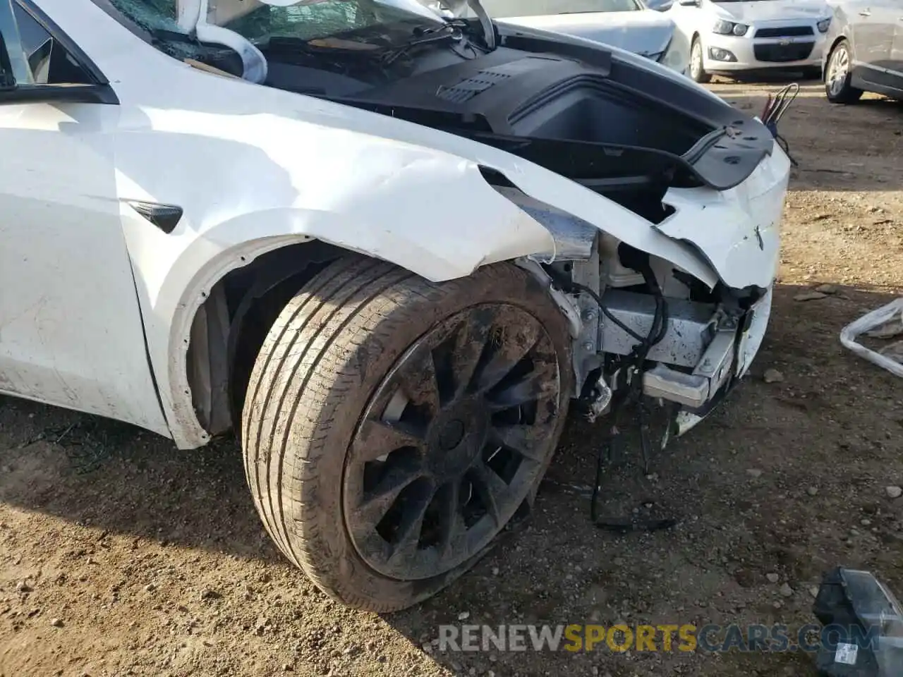 10 Photograph of a damaged car 5YJYGDEEXLF011247 TESLA MODEL Y 2020