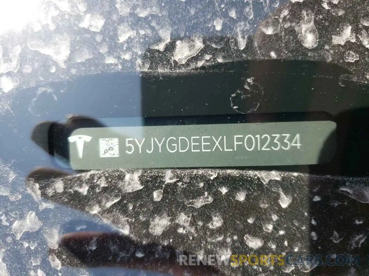 10 Photograph of a damaged car 5YJYGDEEXLF012334 TESLA MODEL Y 2020