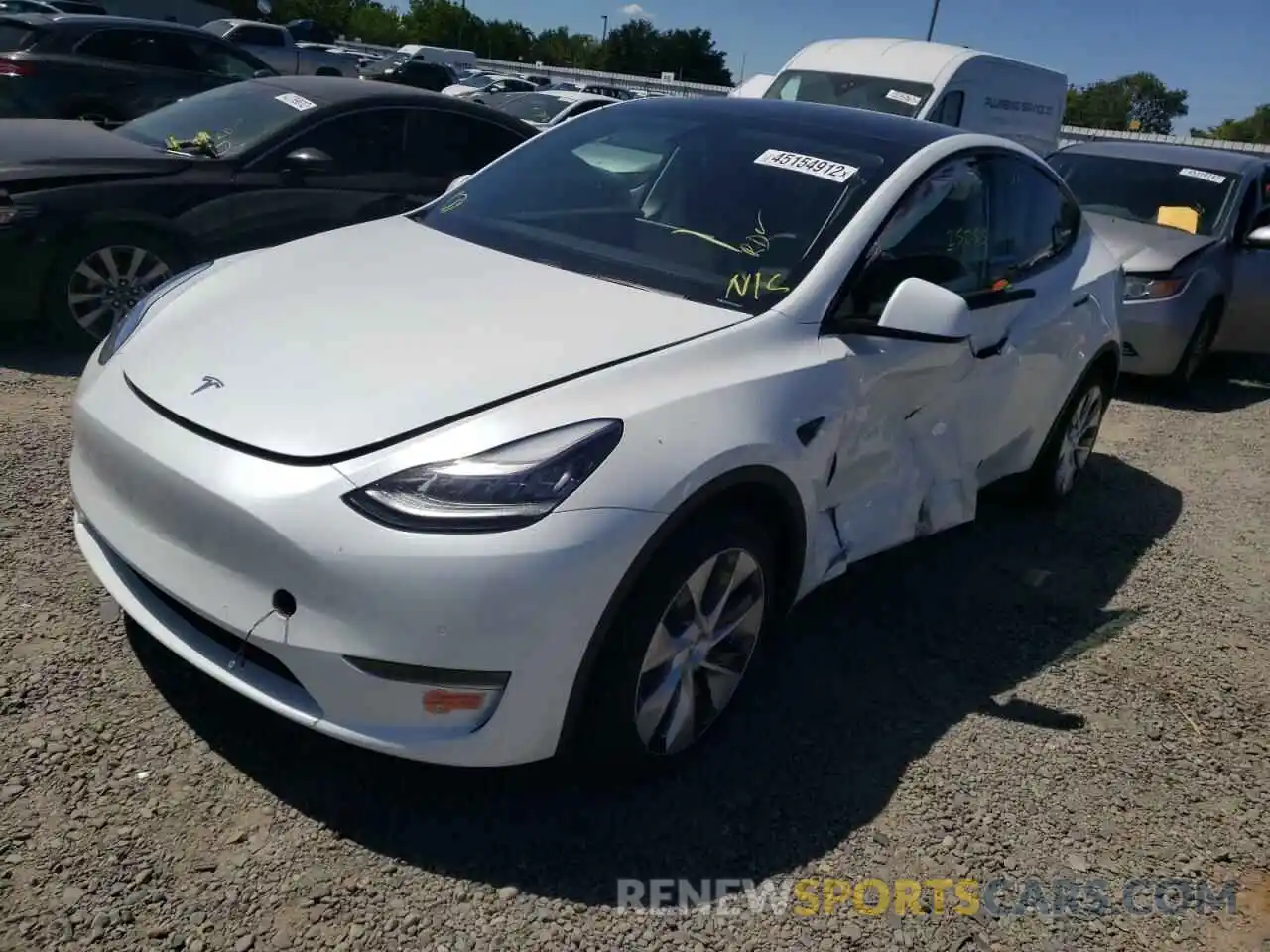 9 Фотография поврежденного автомобиля 5YJYGDEEXLF015489 TESLA MODEL Y 2020