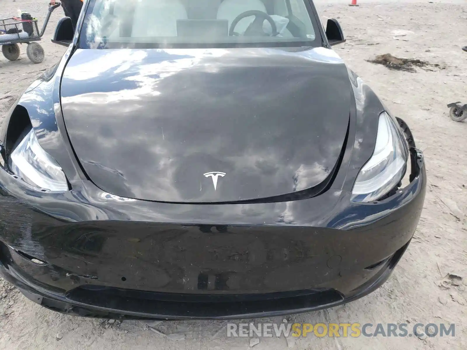 7 Photograph of a damaged car 5YJYGDEEXLF017923 TESLA MODEL Y 2020