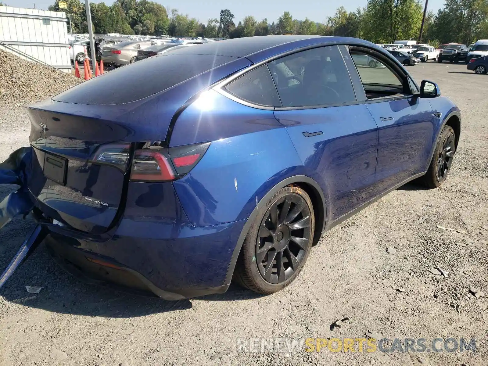 4 Photograph of a damaged car 5YJYGDEEXLF018327 TESLA MODEL Y 2020