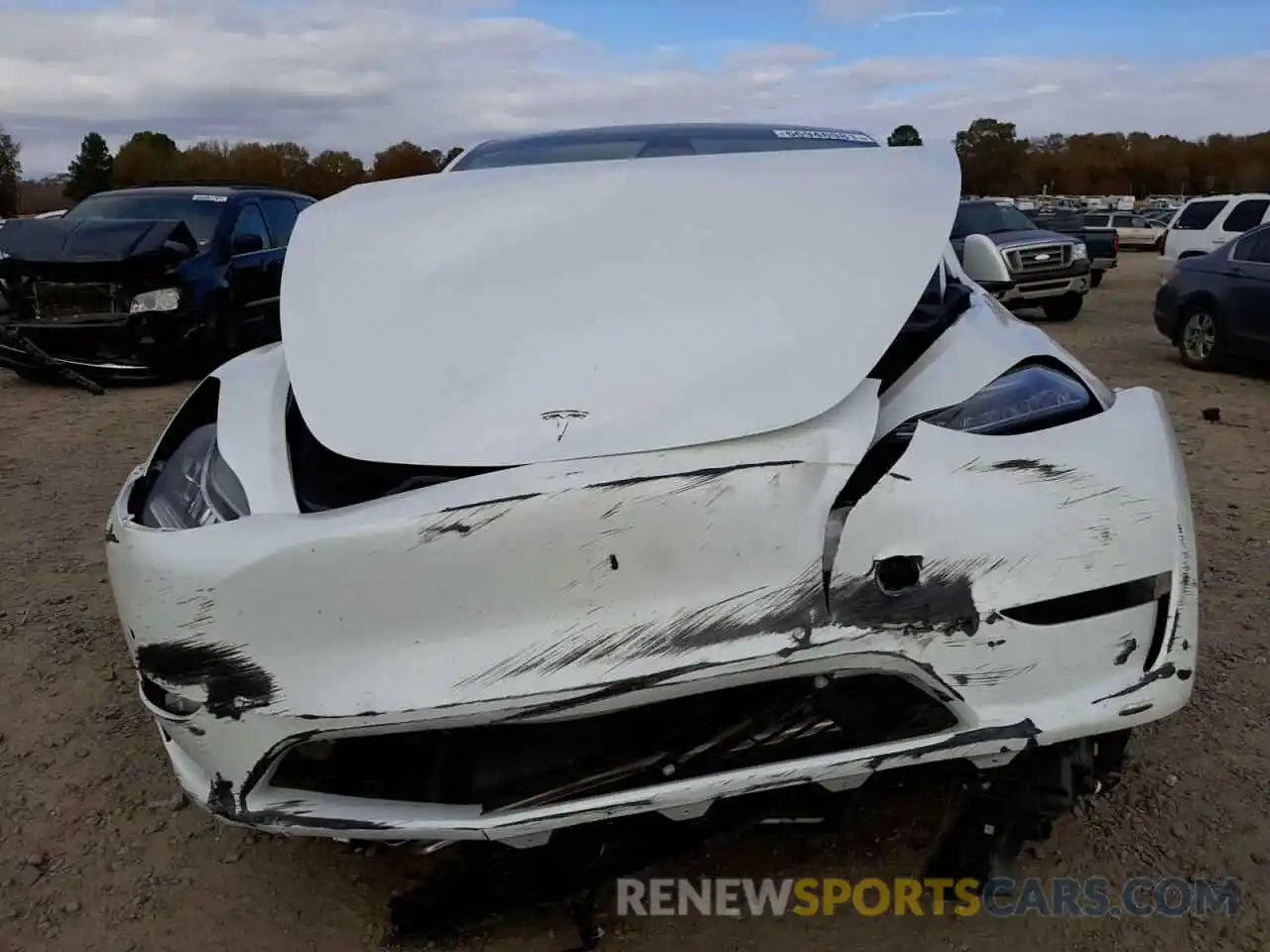 7 Photograph of a damaged car 5YJYGDEEXLF024371 TESLA MODEL Y 2020