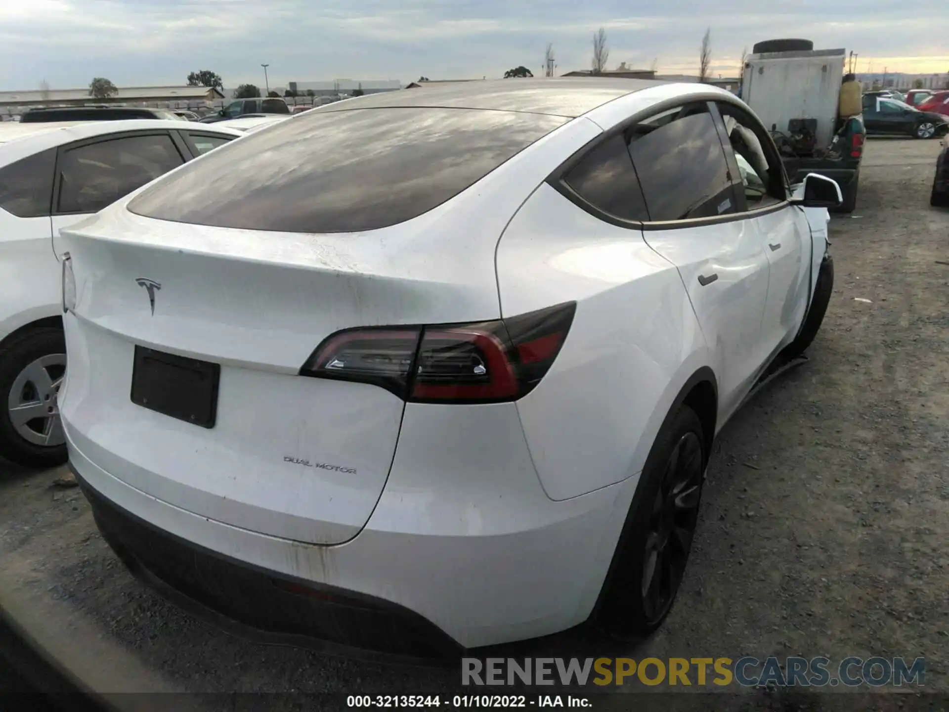 4 Фотография поврежденного автомобиля 5YJYGDEEXLF026993 TESLA MODEL Y 2020