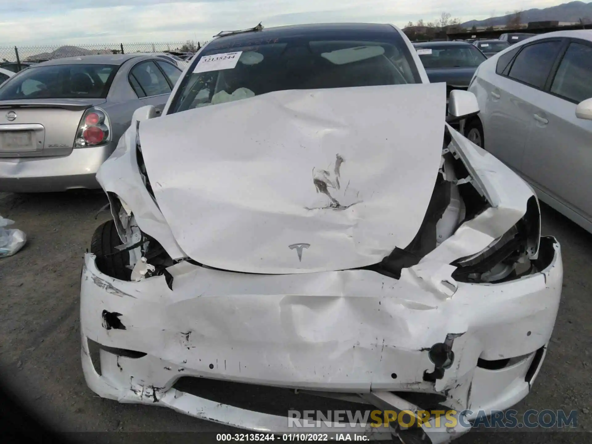 6 Photograph of a damaged car 5YJYGDEEXLF026993 TESLA MODEL Y 2020