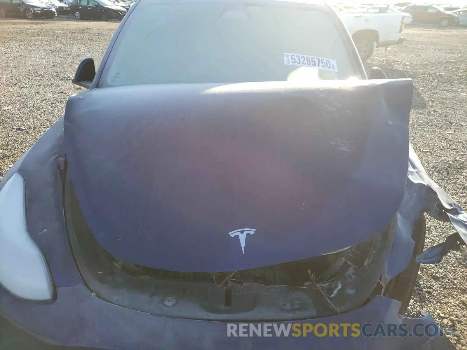 7 Photograph of a damaged car 5YJYGDEEXLF027612 TESLA MODEL Y 2020